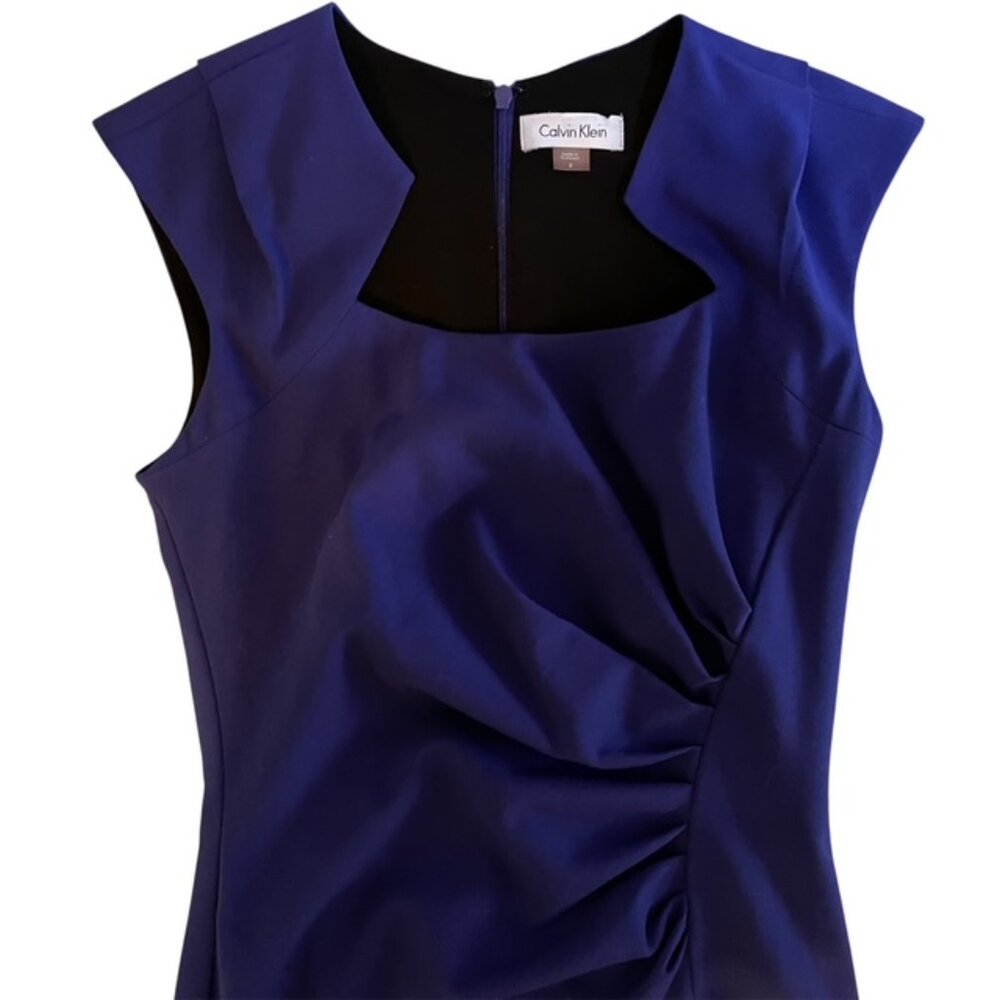 Calvin Klein Dramatic Sheath Dress
